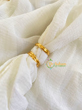 Premium AD Stone Toe Rings -Blue-G10085